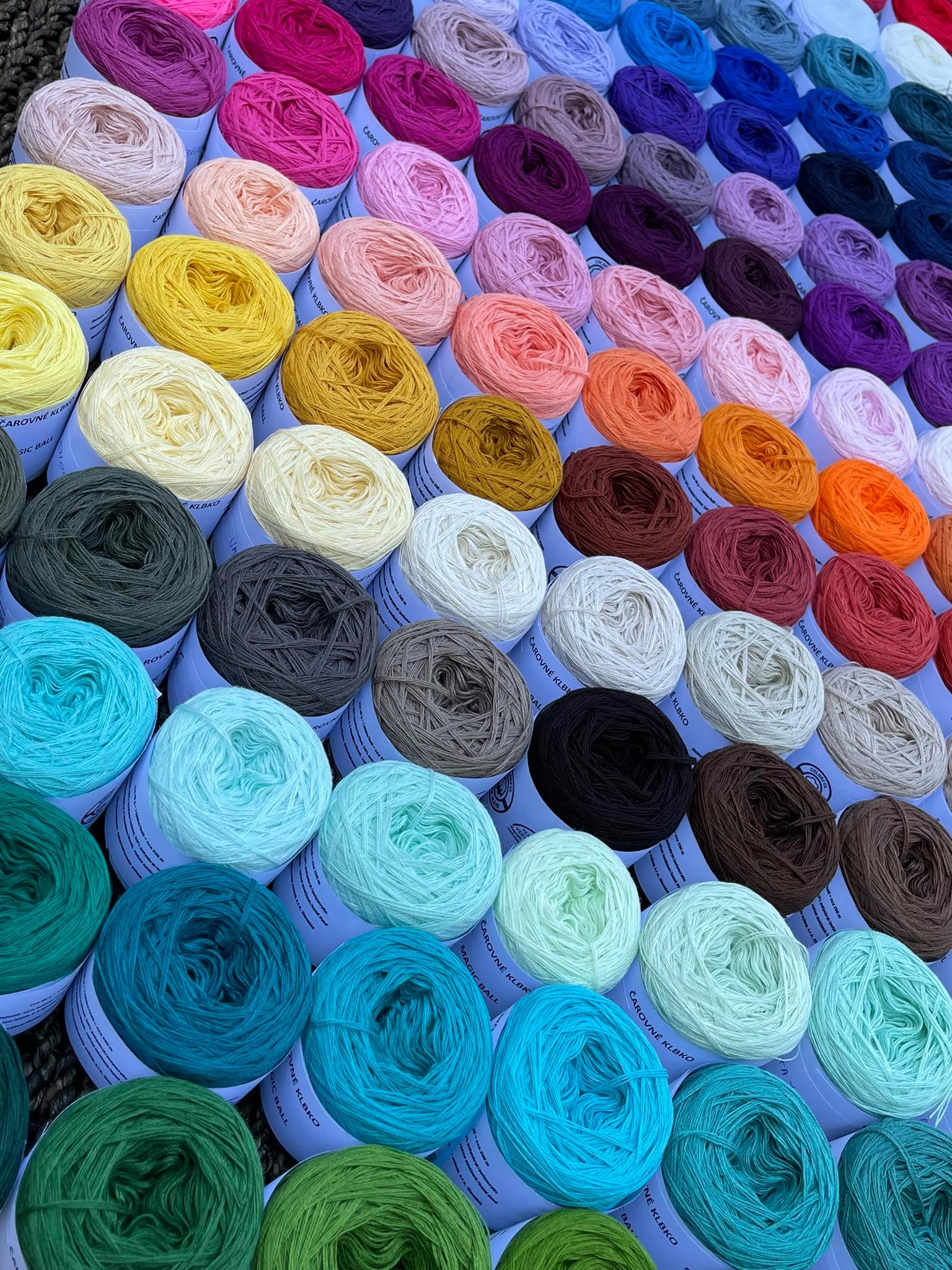 Kouzelné klubko 3-nitka jednobarevné