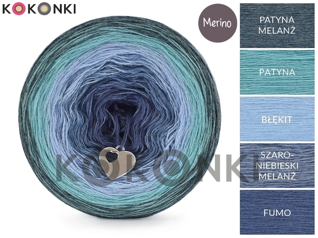 KOKONEK MERINO Under the mountain 759 300 g/ 1400 m