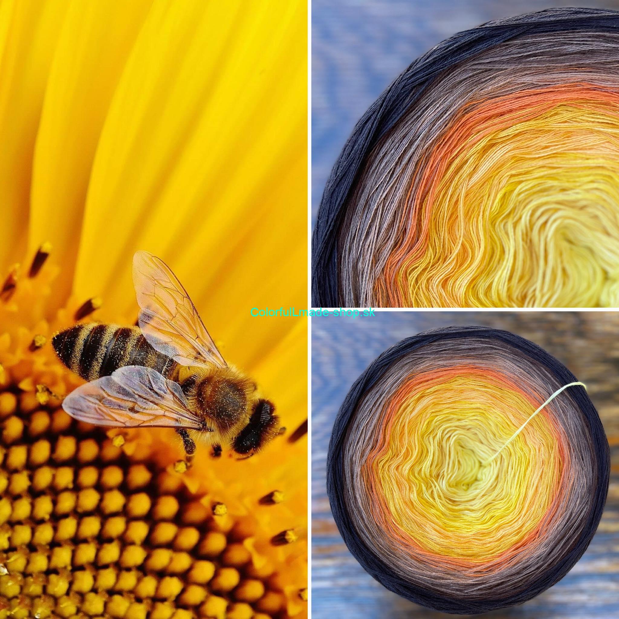 Kouzelné klubko Magic Beauty Honey Bee 300g /1500 m