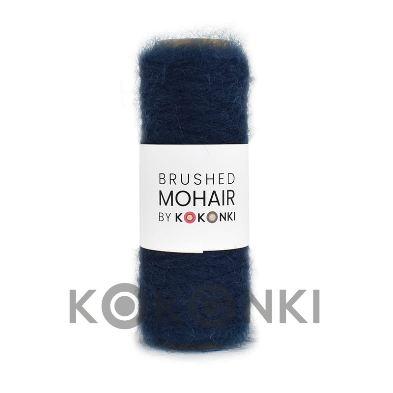 KOKONEK Brushed Mohair NAVY 28 g/ 250 m 