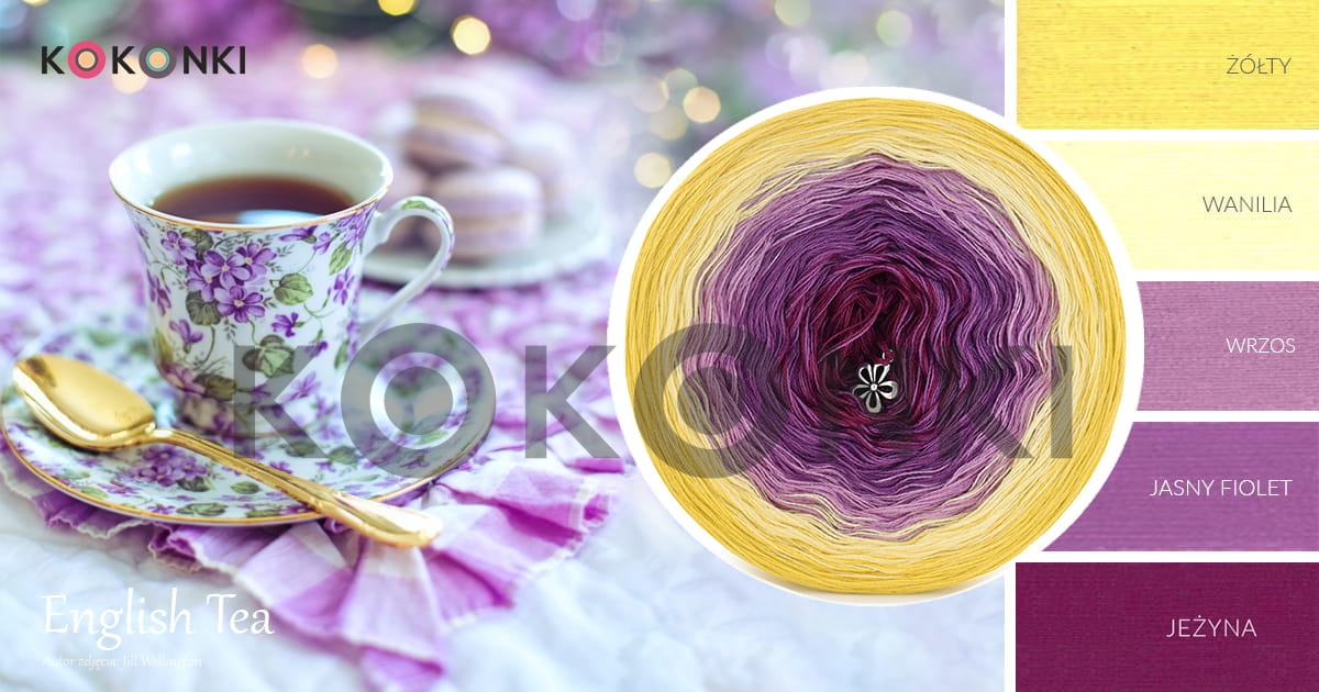 KOKONEK Classic Anglický čaj B066 200 g/ 1000 m