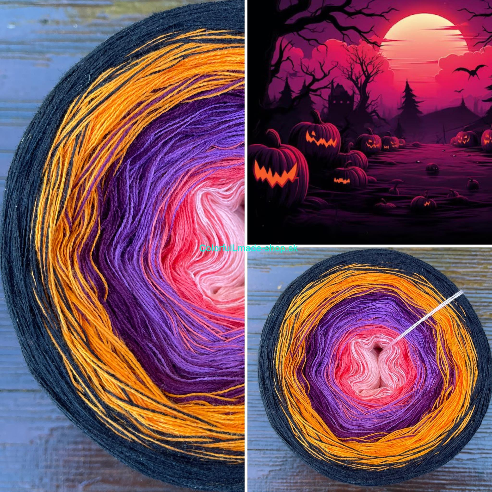 Kouzelné klubko Halloween V 200g /1000 m