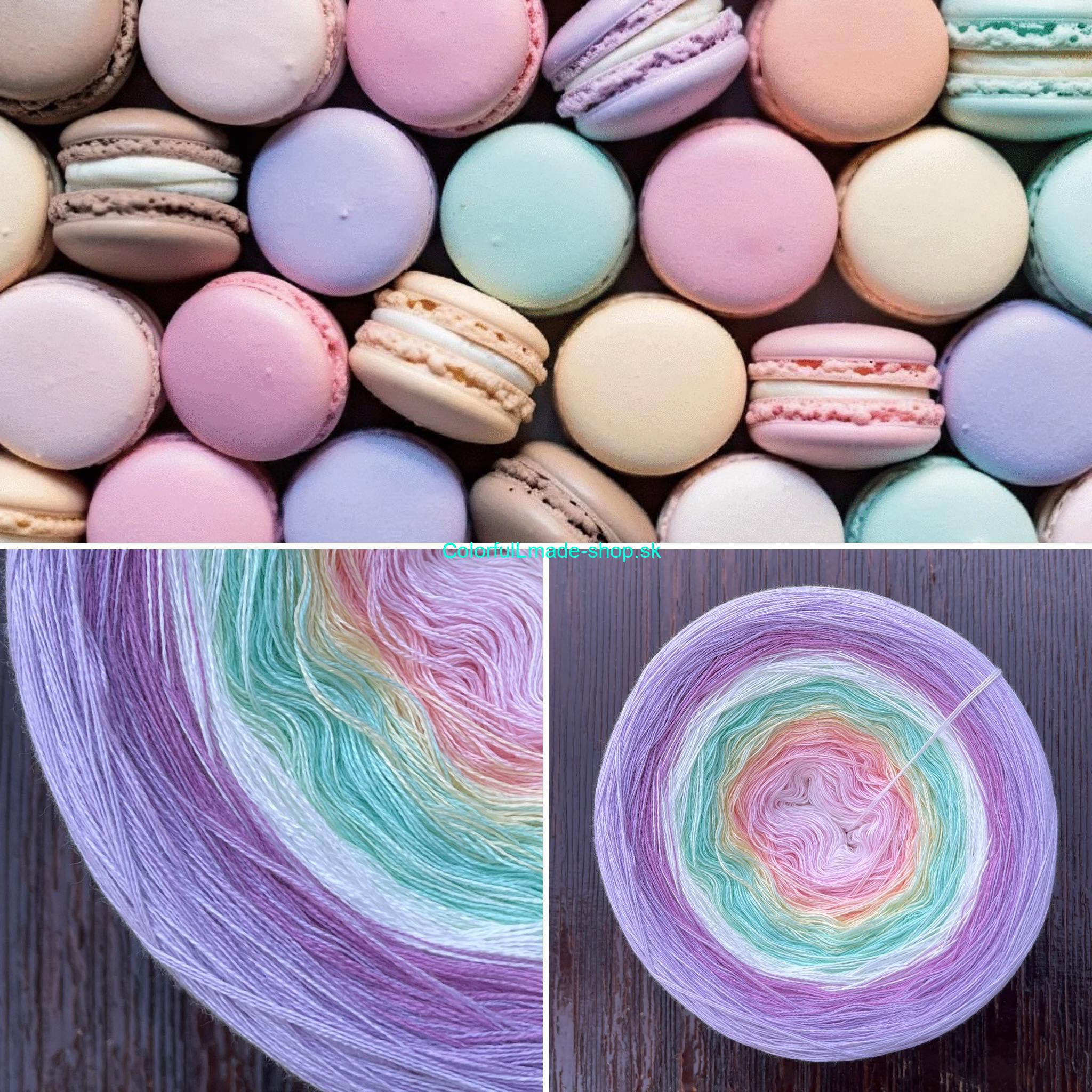 Kouzelné klubko Magic Beauty Macaroons 300g /1500 m