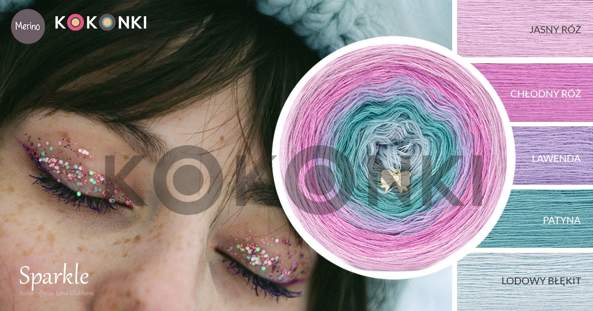 KOKONEK MERINO 794 Sparkle 210 g/ 1000 m