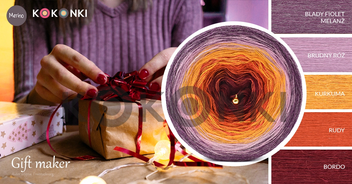 KOKONEK MERINO 795 Gift Maker 210g/ 1000 m