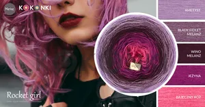 KOKONEK MERINO 798 Rocket Girl 210g/ 1000 m