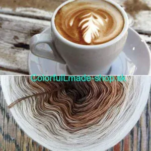 Kouzelné klubko Magic OMBRE Cappuccino 300g /1500 m
