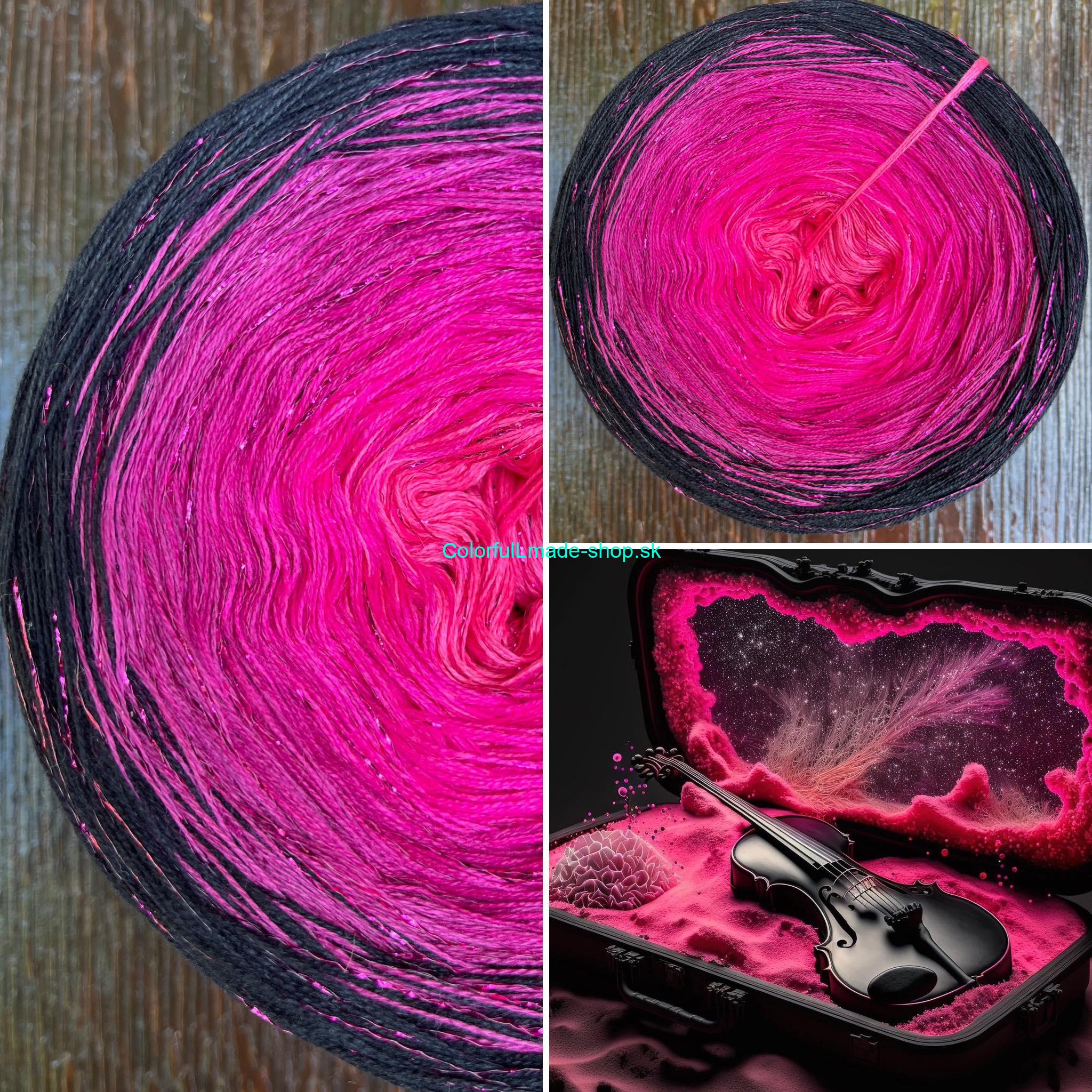 Limitovaná edice No.125 glitter rubis 300g /1500 m