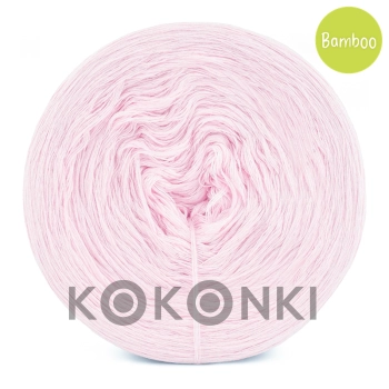 KOKONEK Bamboo světle růžová 4nitka 240 g/ 1200 m