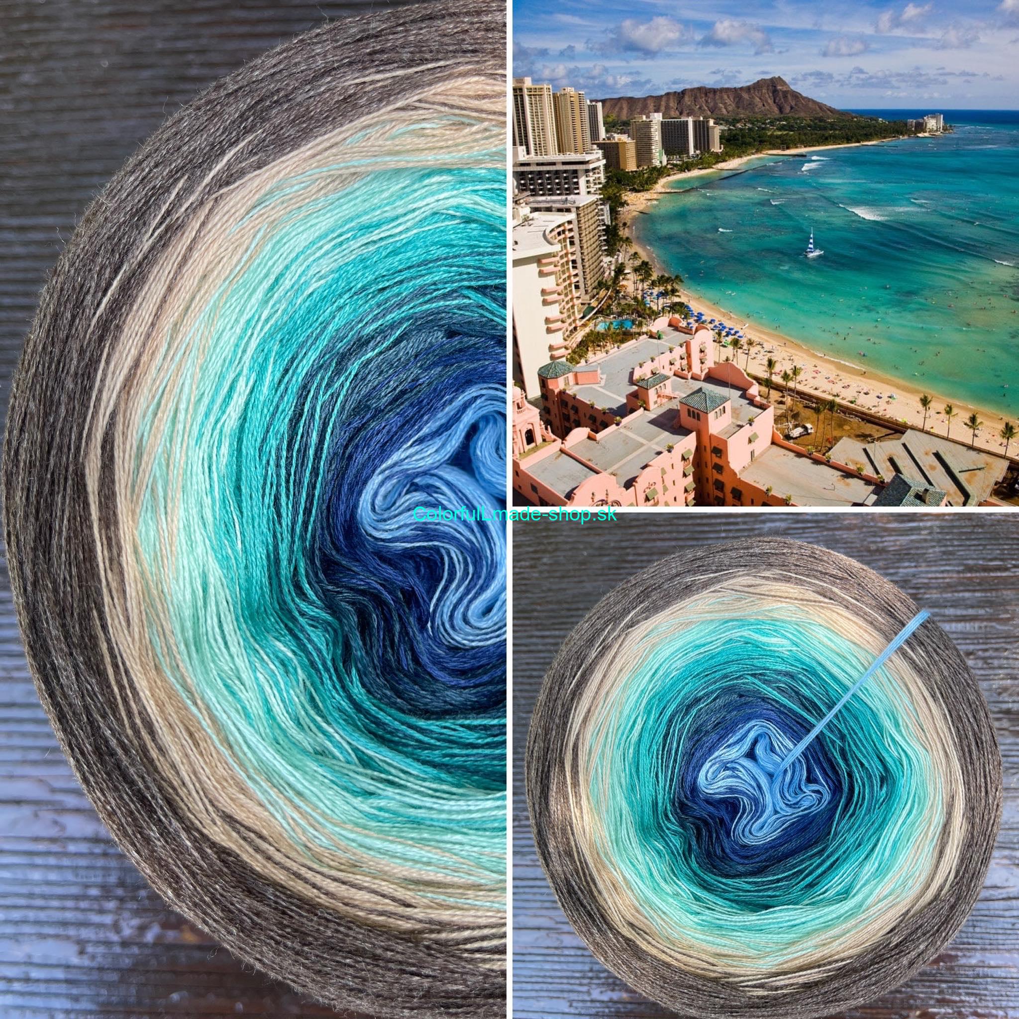 Kouzelné klubko Metropolis Honolulu 300g /1500 m