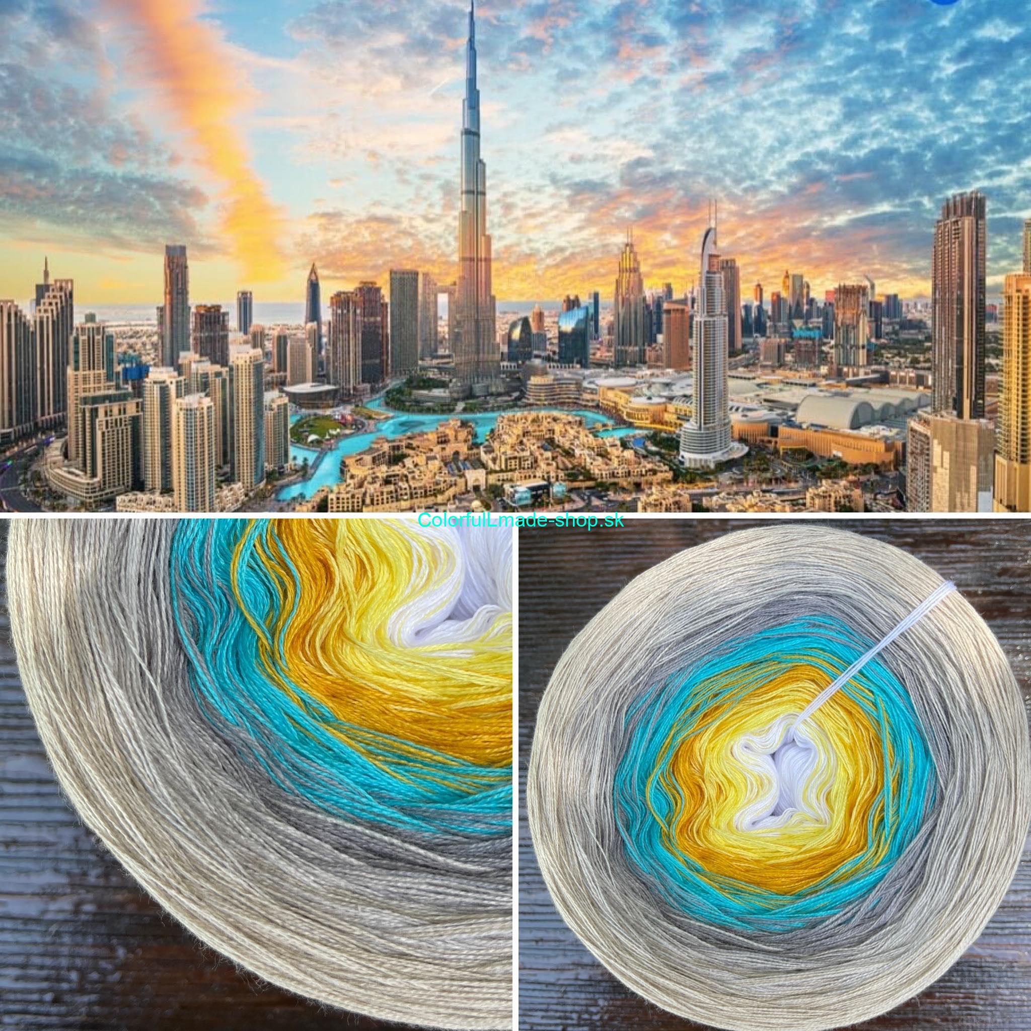 Kouzelné klubko Metropolis Dubai 300g /1500 m