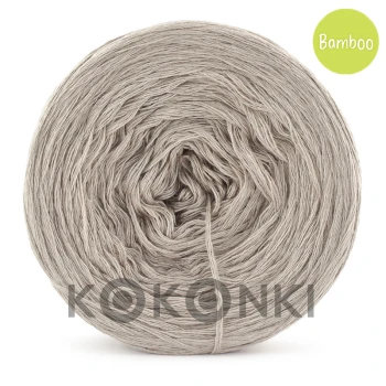 KOKONEK Bamboo popelavá 4nitka 240 g/ 1200 m