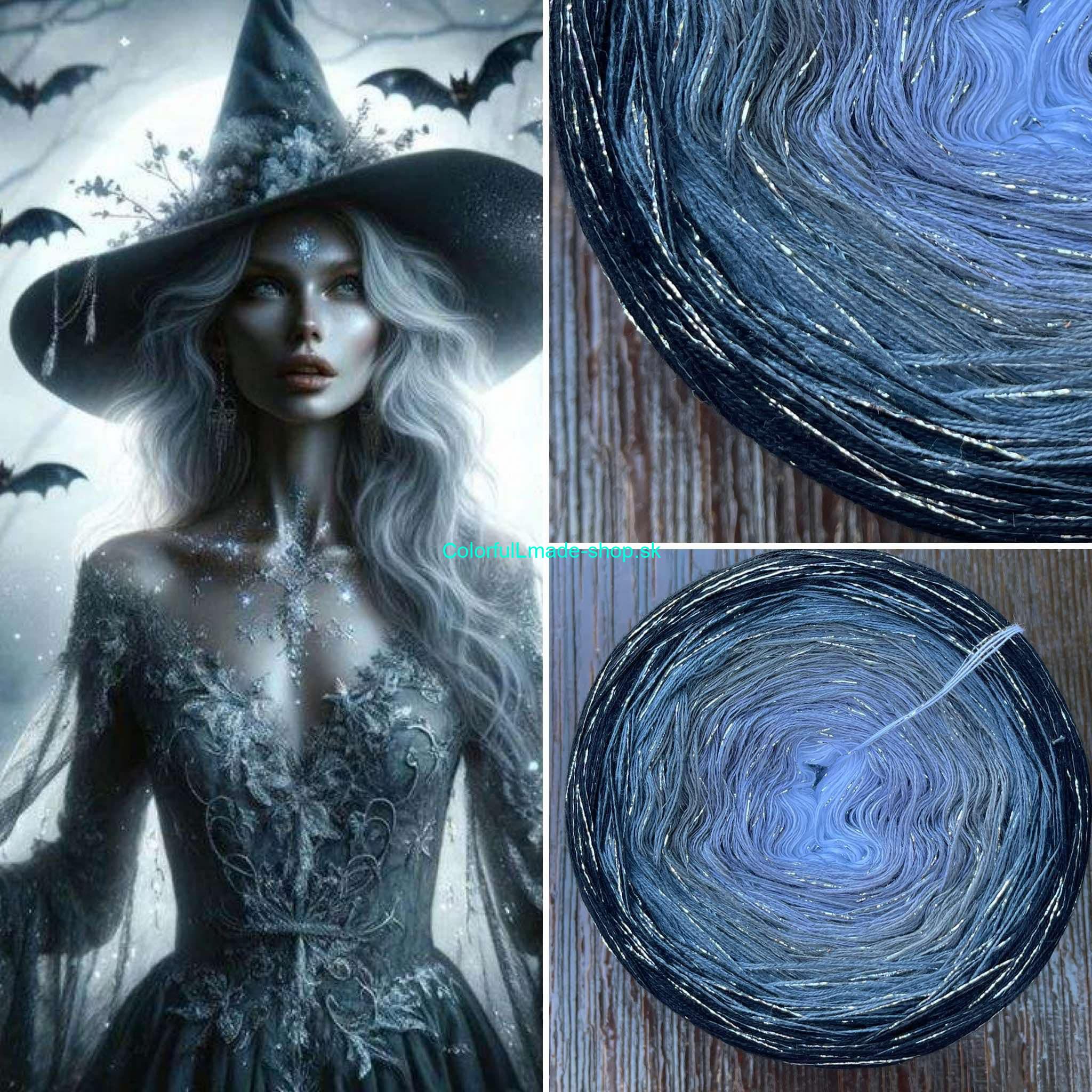 Limitovaná edice No.137 glitter silver 200g /1000 m