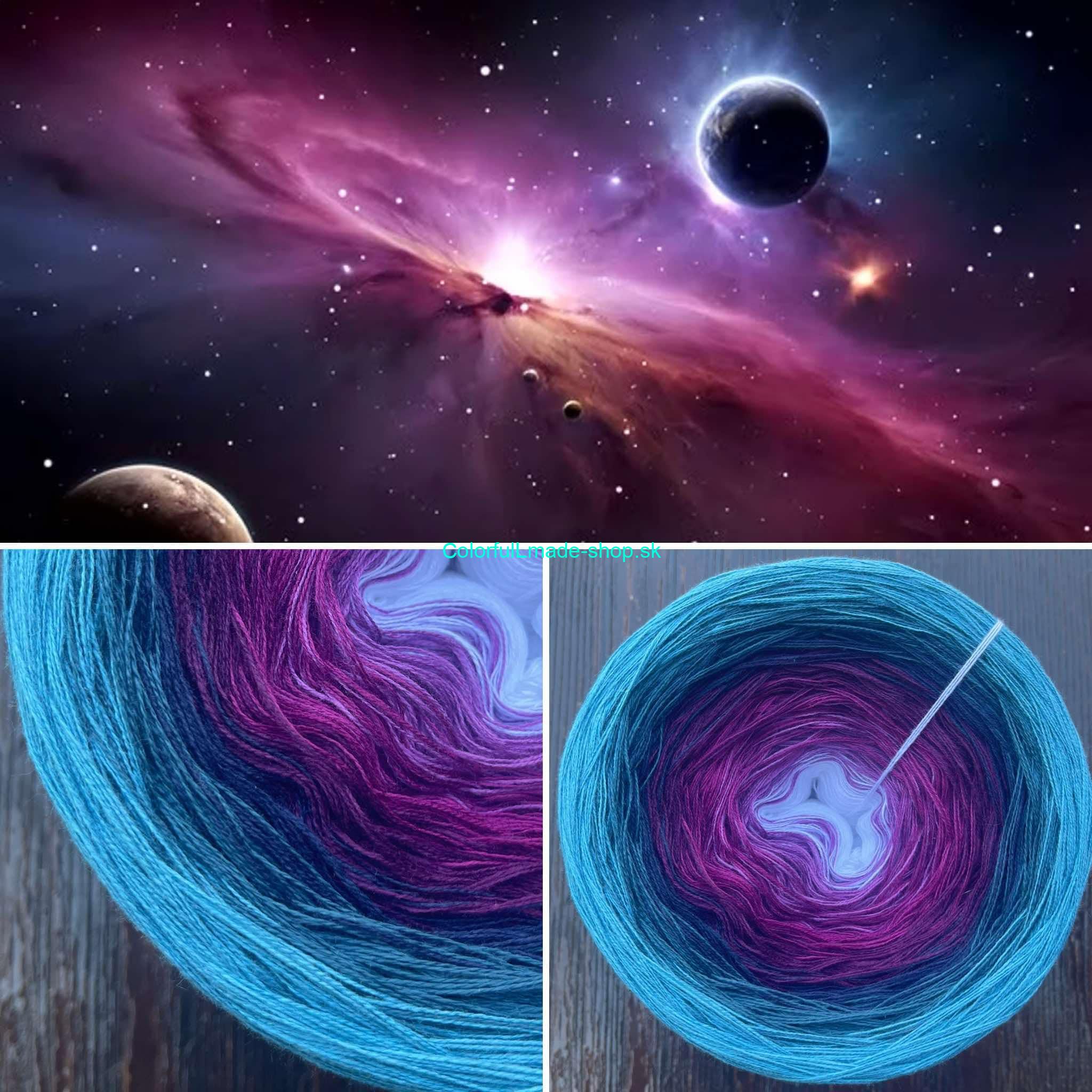 Kouzelné klubko Galaxie X 200g /1000 m
