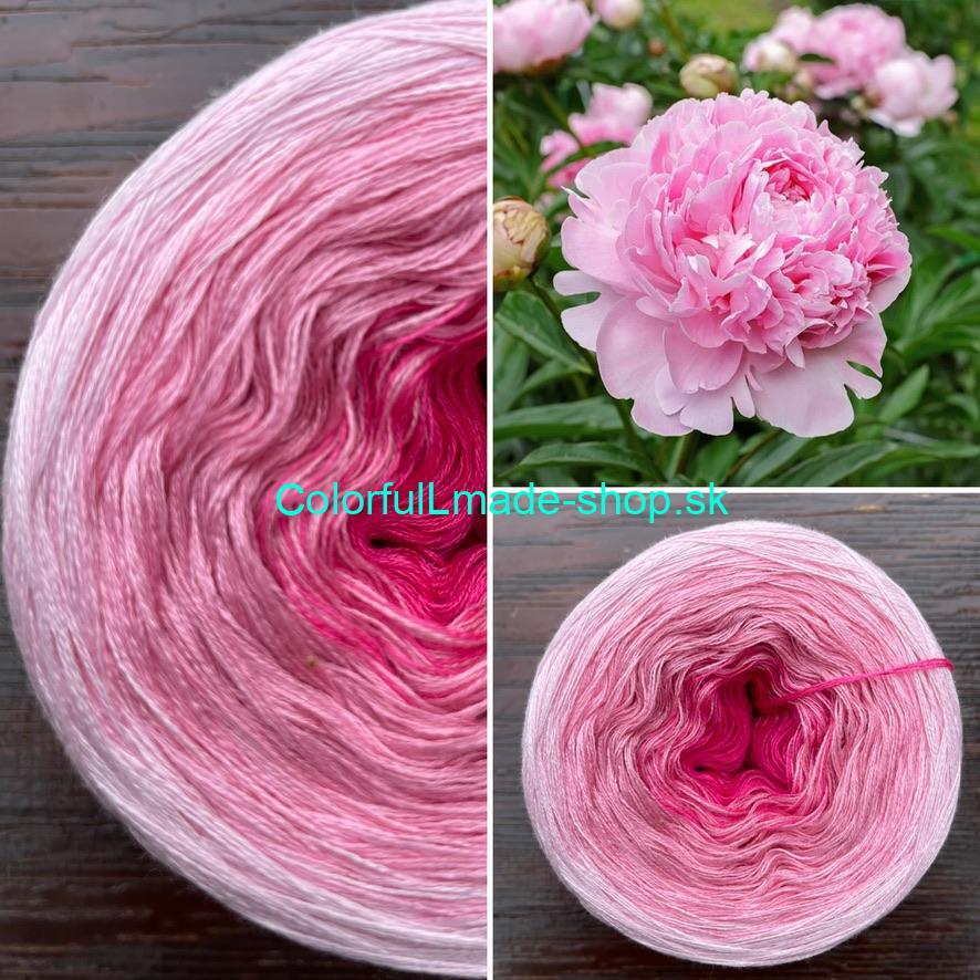 Kouzelné klubko Magic OMBRE Peony 200g /1000 m