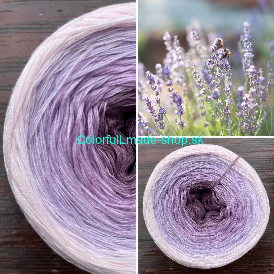 Kouzelné klubko Magic OMBRE DARK Lavender 300g /1500 m