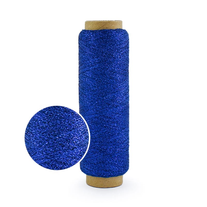 LUREX KOKONKI  metalizovaná niť safírová 800 metrů