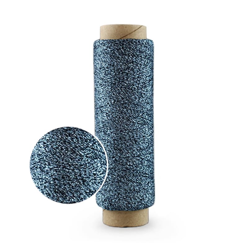 LUREX KOKONKI  metalizovaná niť denim 800 metrů