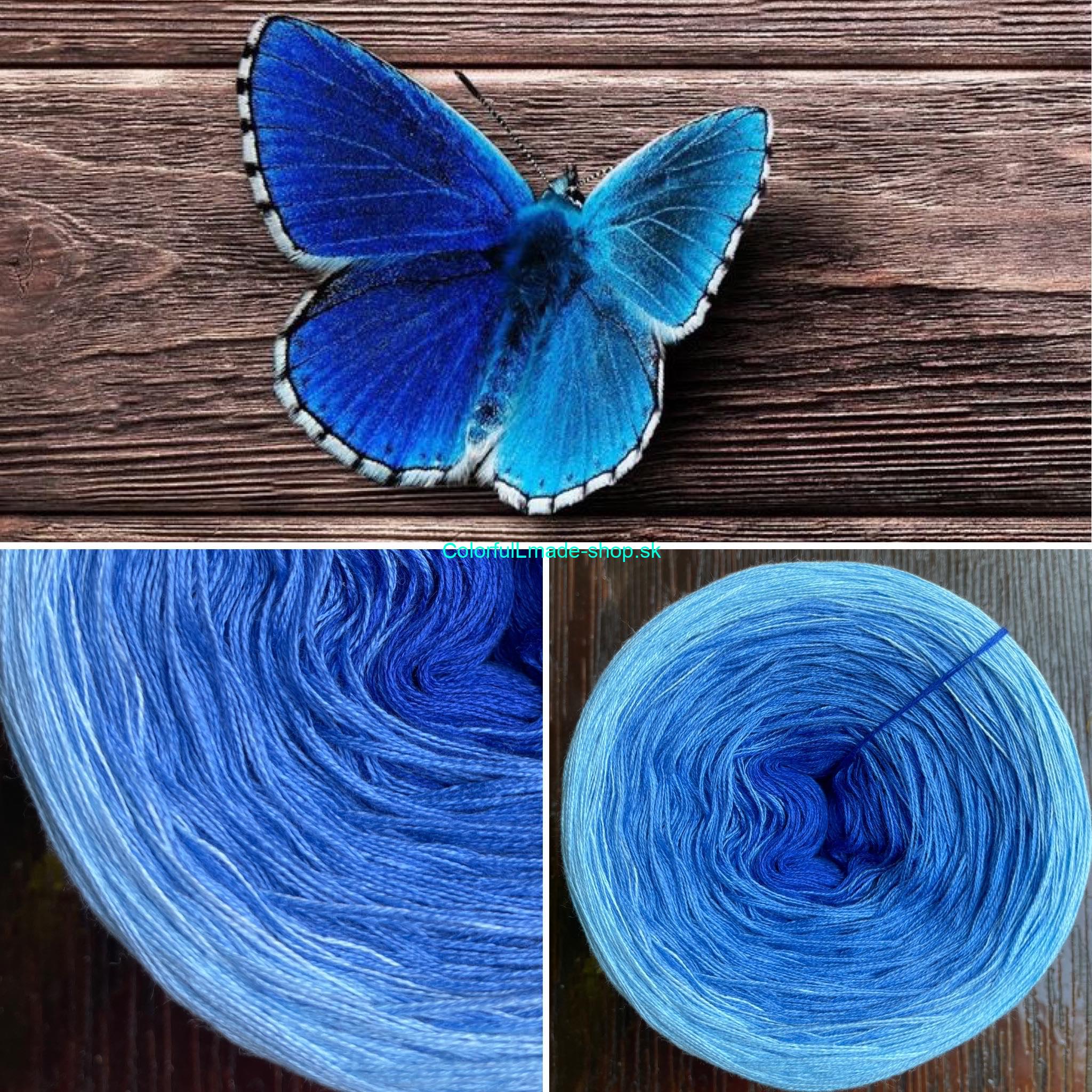 Kouzelné klubko Magic OMBRE Butterfly 200g /1000 m