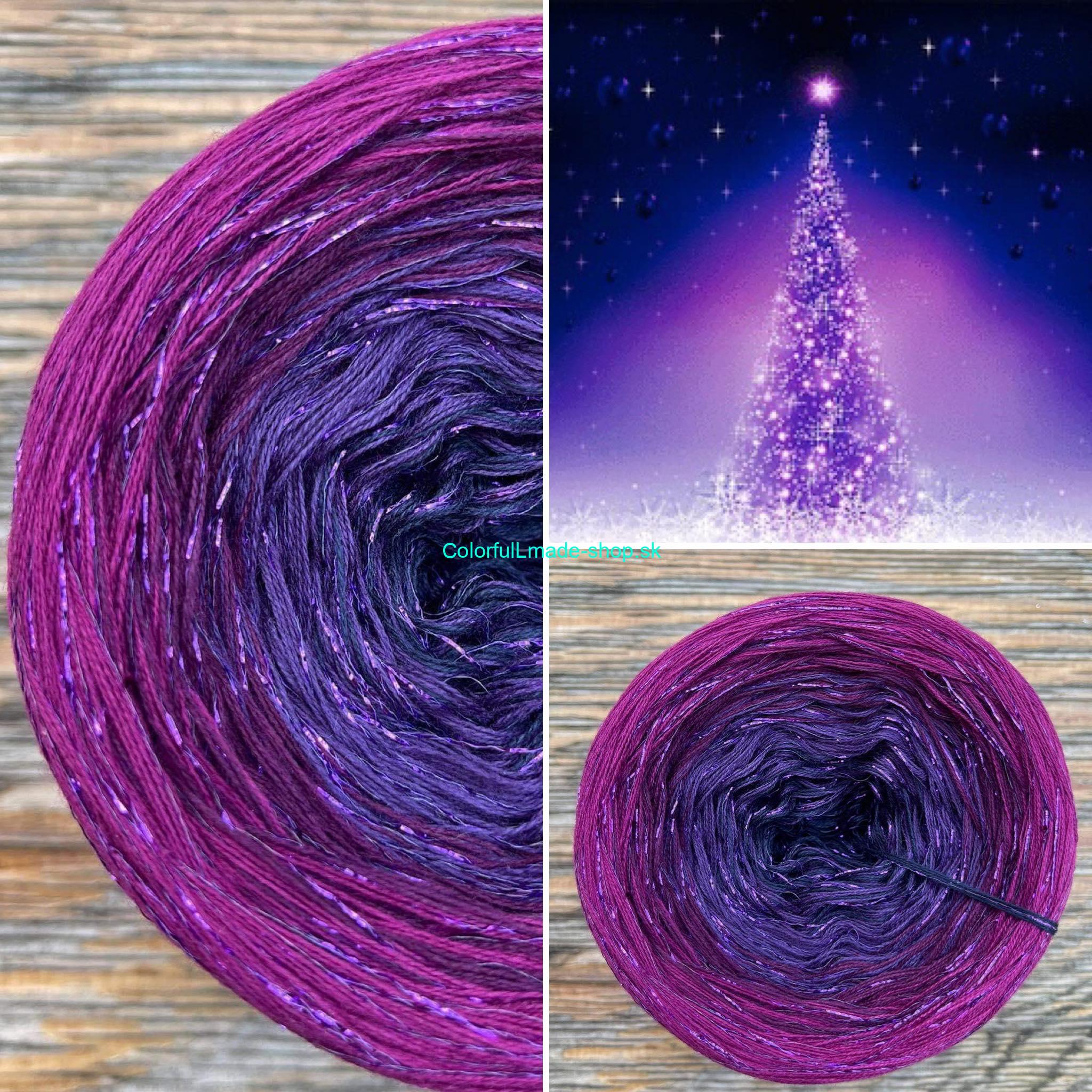 Limitovaná edice No.44 glitter violet 200g /1000 m