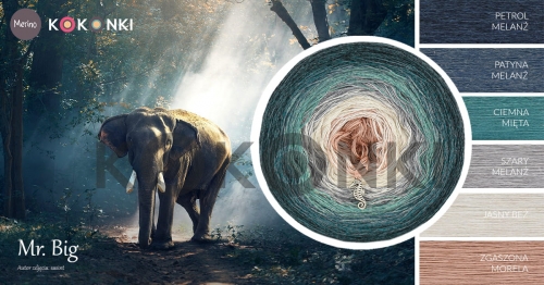 KOKONEK MERINO Mr. Big  683 210 g/ 1000 m