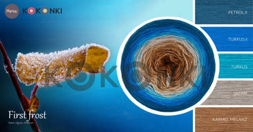 KOKONEK MERINO First frost 692 210 g/ 1000 m