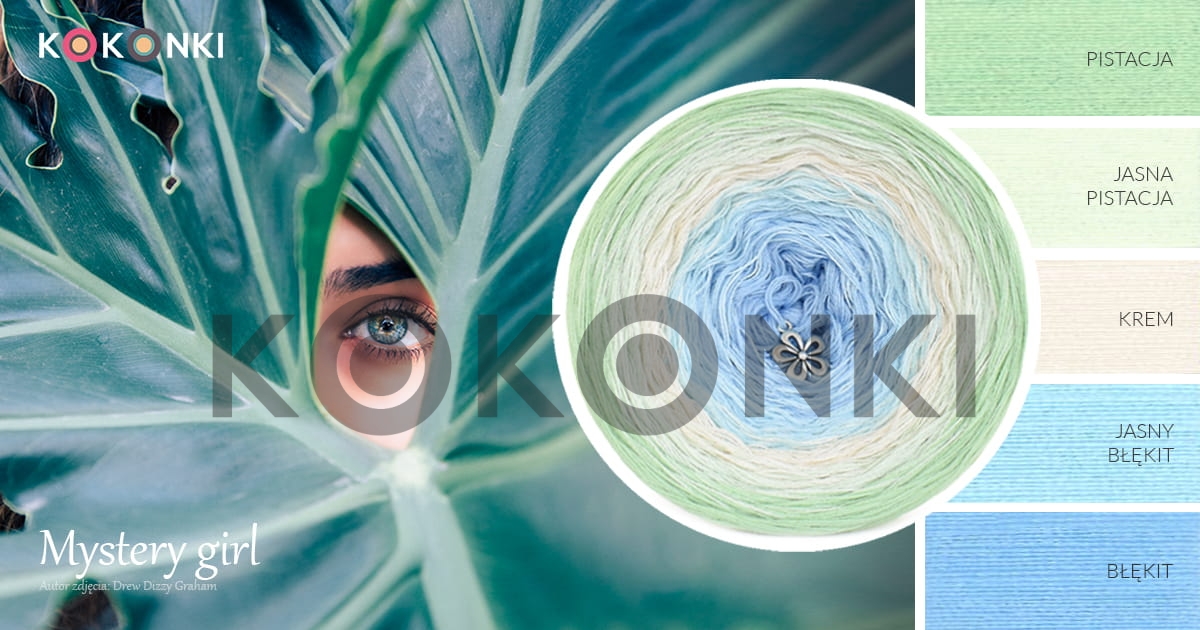 KOKONEK Classic Tajemná dívka B141 200 g/ 1000 m