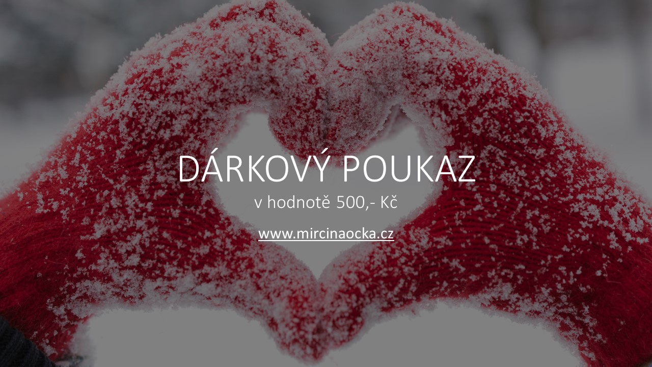 Dárkový poukaz v hodnotě 500 Kč