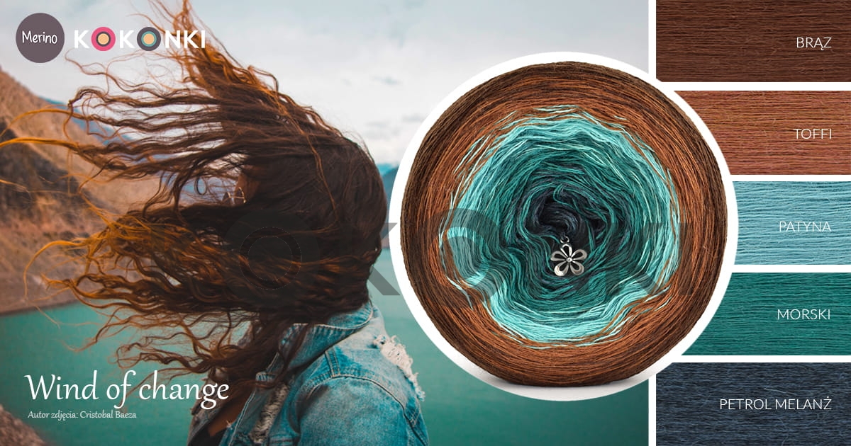 KOKONEK MERINO Wind of change 723 210 g/ 1000 m