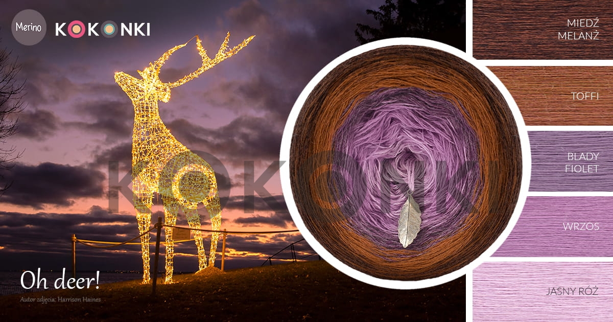 KOKONEK MERINO Oh deer! 758 210 g/ 1000 m