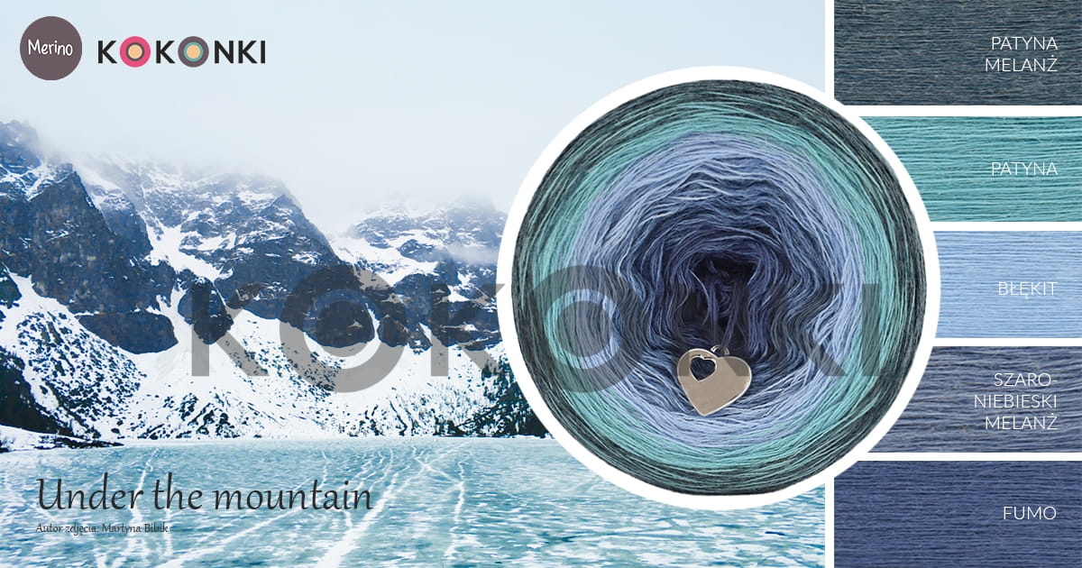 KOKONEK MERINO Under the mountain 759 210 g/ 1000 m