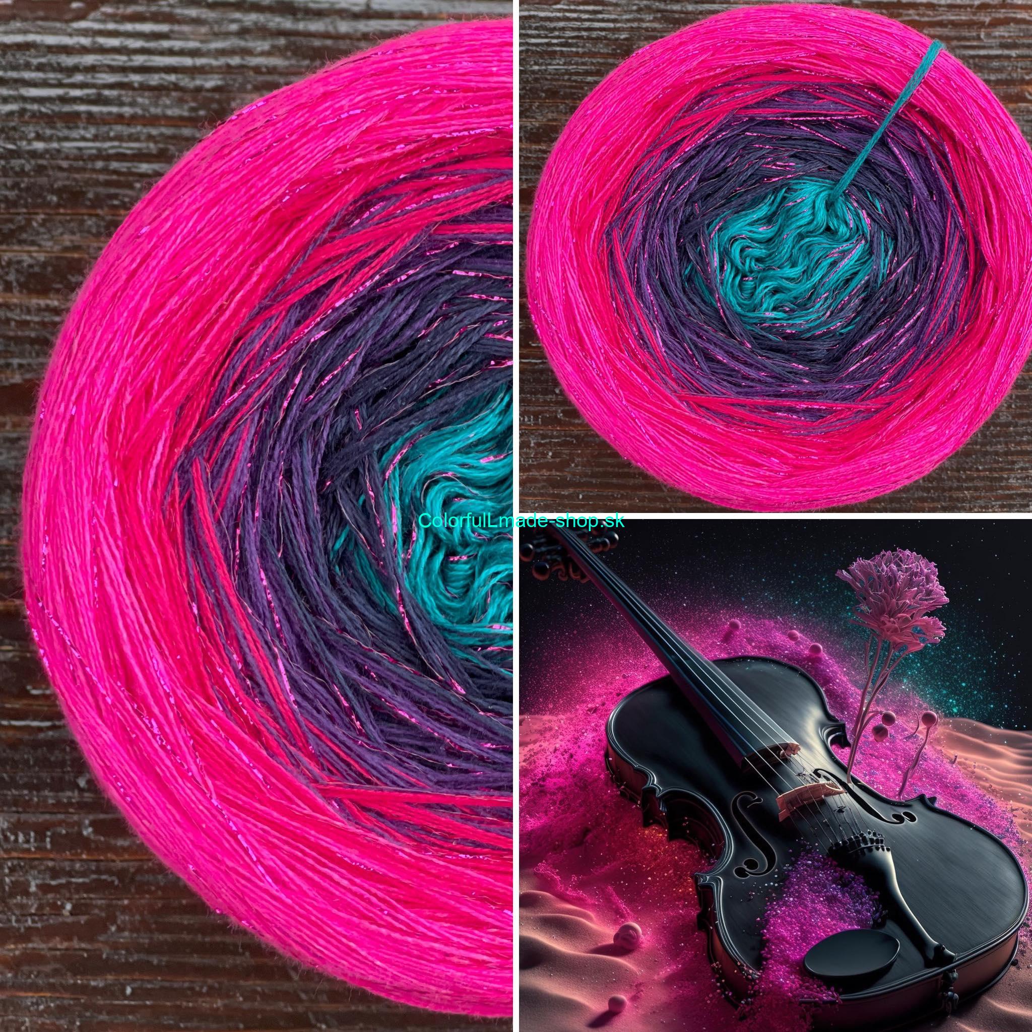 Limitovaná edice No.91 glitter rubis 200g /1000 m