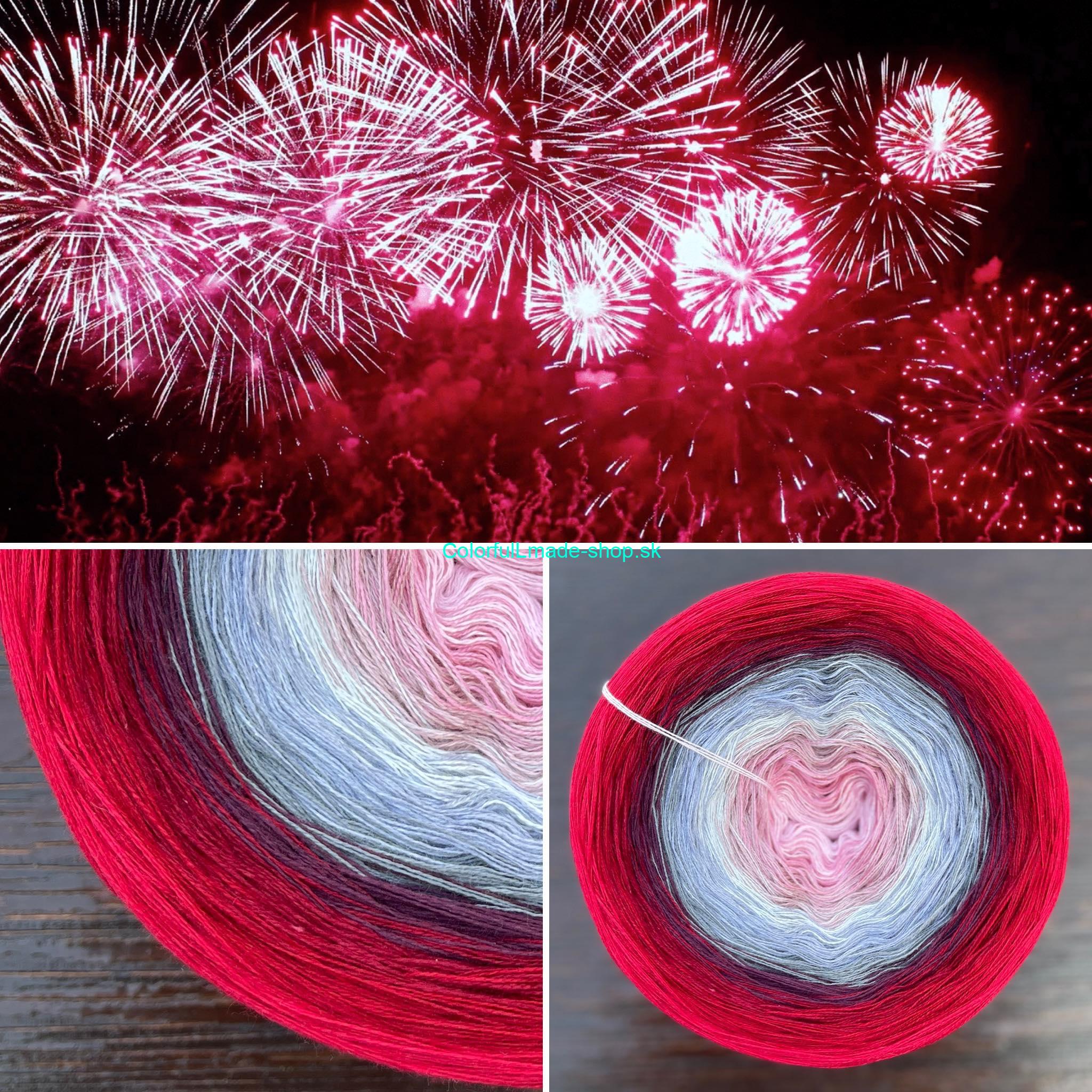 Kouzelné klubko Magic Beauty Ohňostroj II 300g /1500 m
