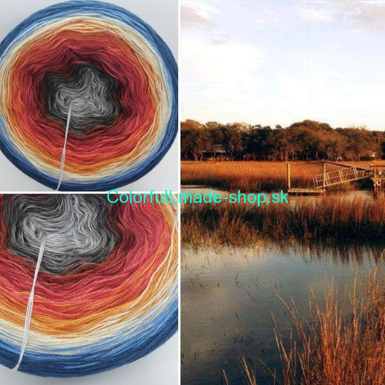 Kouzelné klubko Magic Beauty Silent River II 300g /1500 m