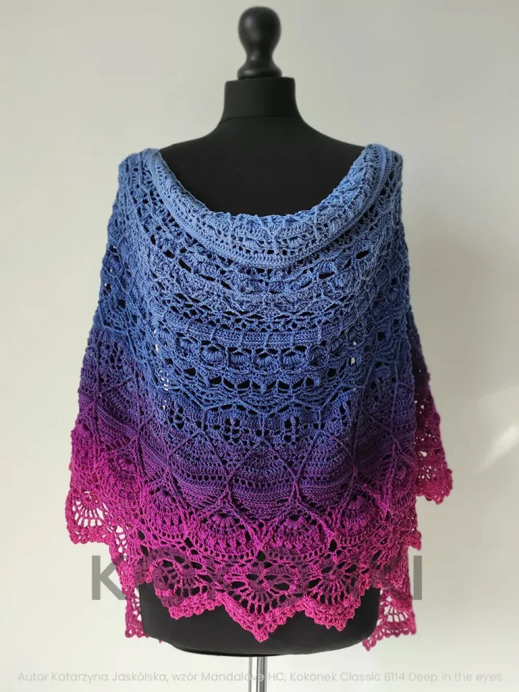 KOKONEK Classic Hlubina v očích B114 300 g/ 1500 m