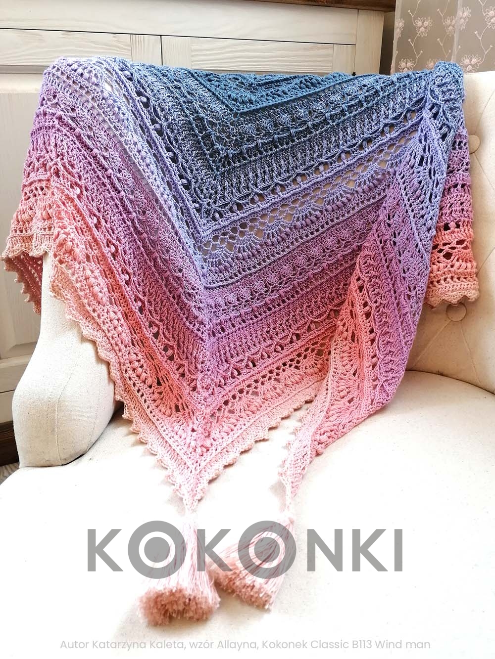 KOKONEK Classic Wind Man B113 200 g/ 1000 m