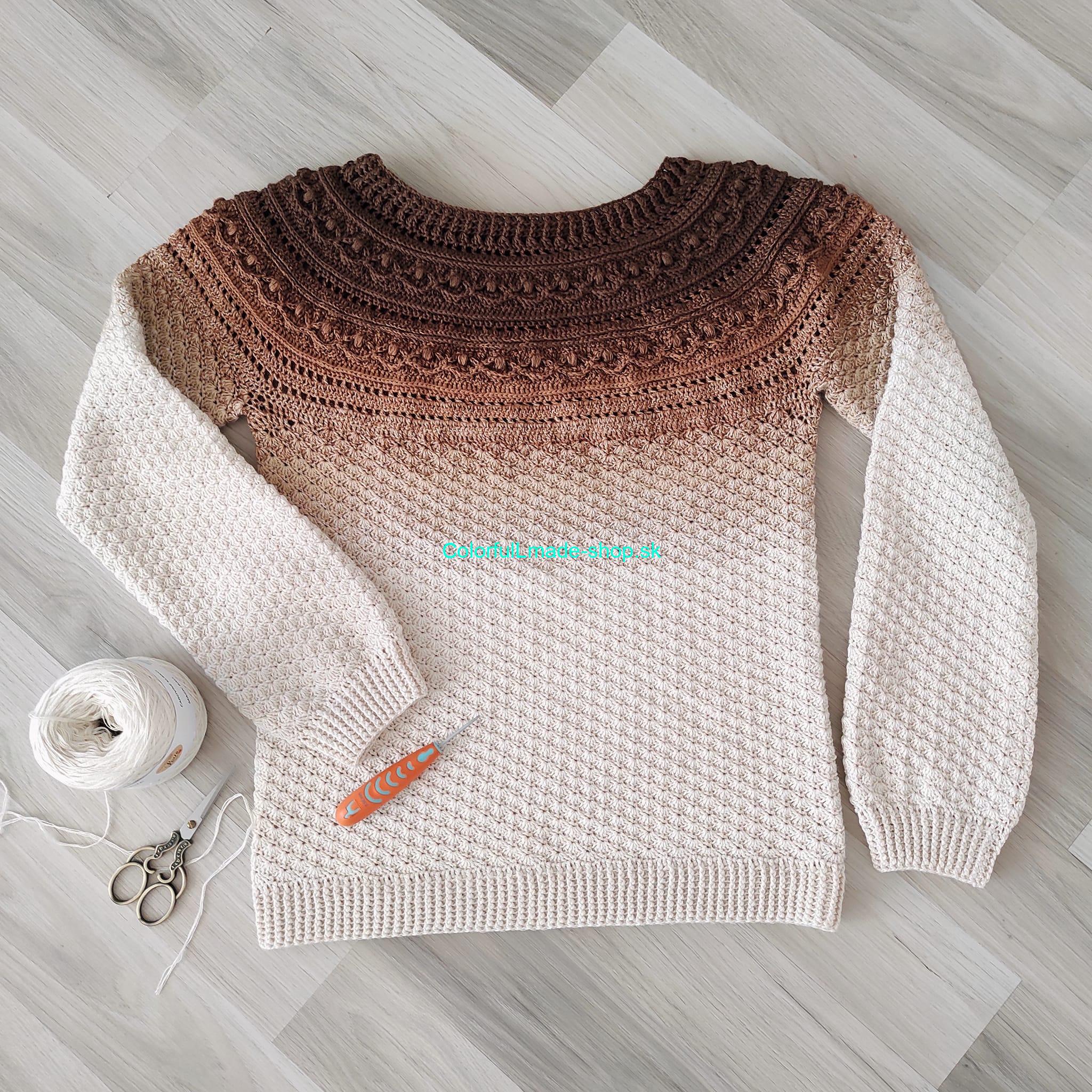 Kouzelné klubko Magic OMBRE Cappuccino 300g /1500 m