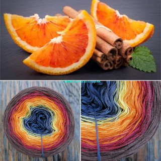 Kouzelné klubko Pomeranč II 300g /1500 m