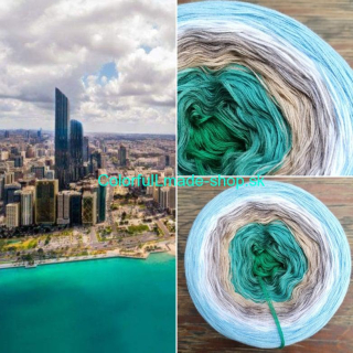 Kouzelné klubko Metropolis Abu Dhabi 300g /1500 m