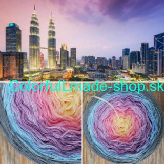 Kouzelné klubko Metropolis Kuala Lumpur 200g /1000 m